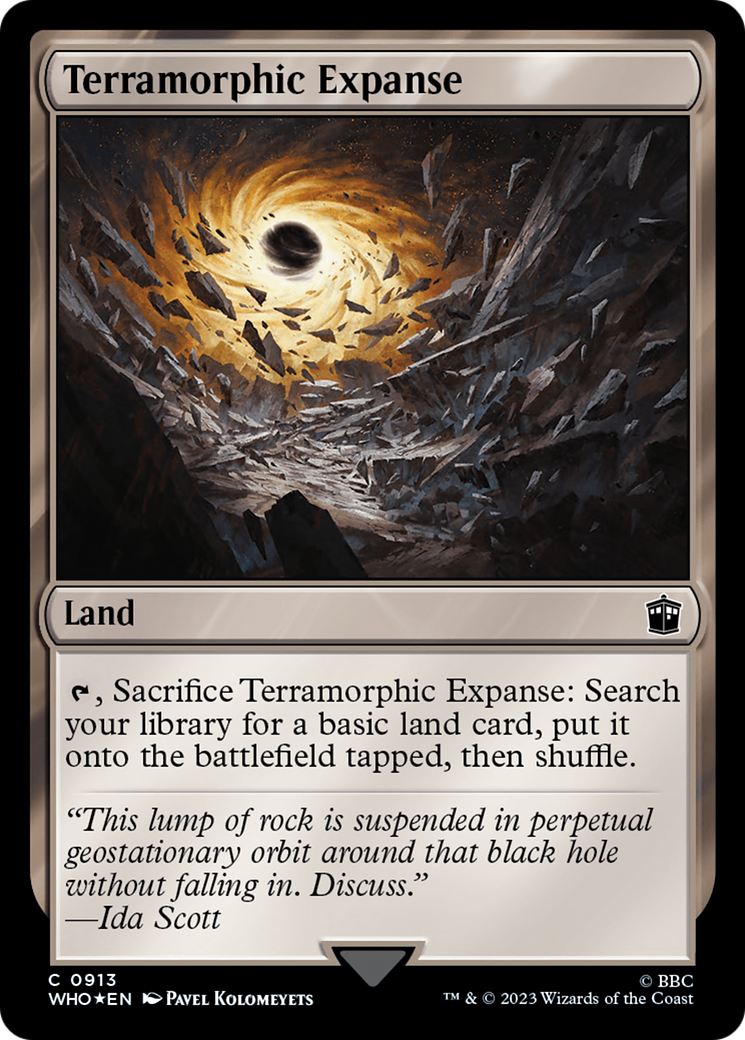 Terramorphic Expanse (Surge Foil) (WHO-913) - Doctor Who Foil