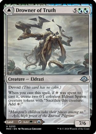 Drowner of Truth (MH3-253) - Modern Horizons 3: (devoid)