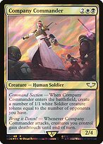 Company Commander (Surge Foil) (40K-113) - Warhammer 40,000 Commander Foil