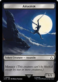Assassin // Human Rogue Double-Sided Token (ACR-4 // 3) - Assassin's Creed Tokens Foil