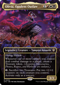 Olivia, Opulent Outlaw (Borderless) (OTC-002) - Outlaws of Thunder Junction Commander Foil