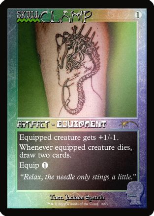 Skullclamp (Rainbow Foil) (SLD-1663) - Secret Lair Drop Series Foil
