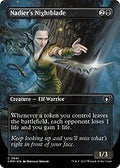 Nadier's Nightblade (Borderless) (CMM-641) - Commander Masters Foil