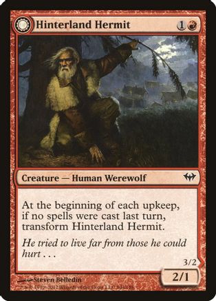 Hinterland Hermit (DKA-094) - Dark Ascension: (Double Faced Transform) Foil