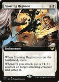 Sparring Regimen (Extended Art) (STX-293) - Strixhaven: School of Mages: (Extended Art)