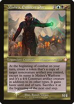 Mishra, Eminent One (Display Commander) - Thick Stock (BRC-039) - The Brothers' War Commander Foil