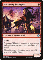 Monastery Swiftspear (IMA-140) - Iconic Masters Foil