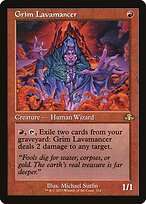 Grim Lavamancer (Retro Frame) (DMR-324) - Dominaria Remastered