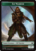 Elf Warrior // Cat (001) Doubled-Sided Token (FDN-19 // 1) - Foundations