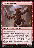 Sardian Avenger (BRC-023) - The Brothers' War Commander Foil