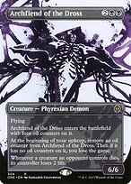 Archfiend of the Dross (Showcase) (ONE-304) - Phyrexia: All Will Be One: (Showcase) (Borderless)