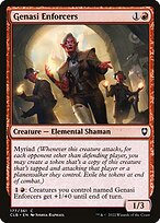 Genasi Enforcers (CLB-177) - Commander Legends: Battle for Baldur's Gate