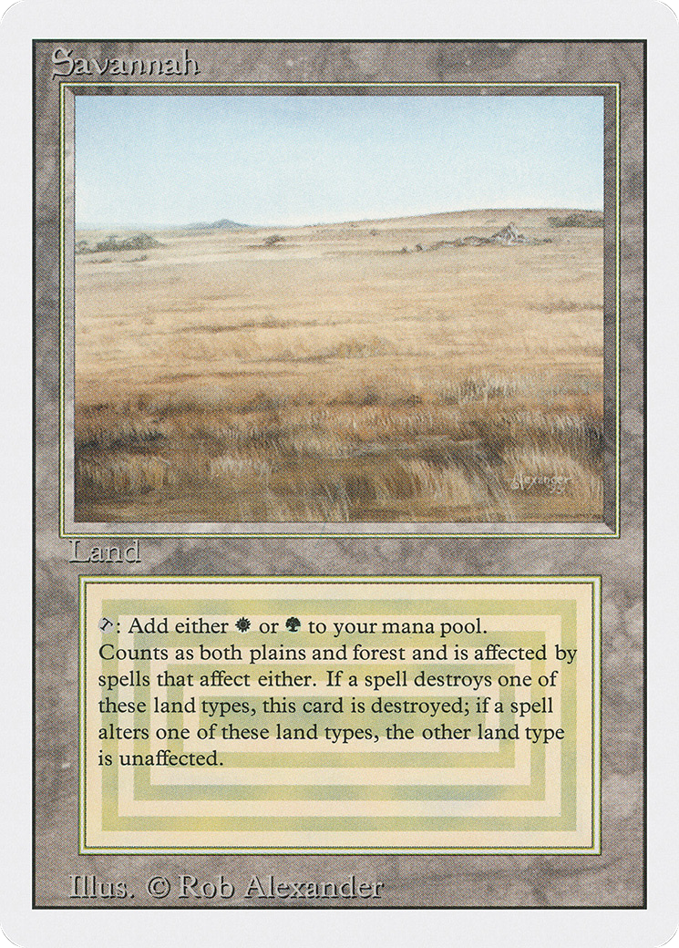 Savannah (3ED-) - Revised Edition – Shuffle n Cut Melbourne