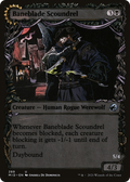 Baneblade Scoundrel (Showcase) (MID-289) - Innistrad: Midnight Hunt: (Showcase, Double Faced Transform) Foil