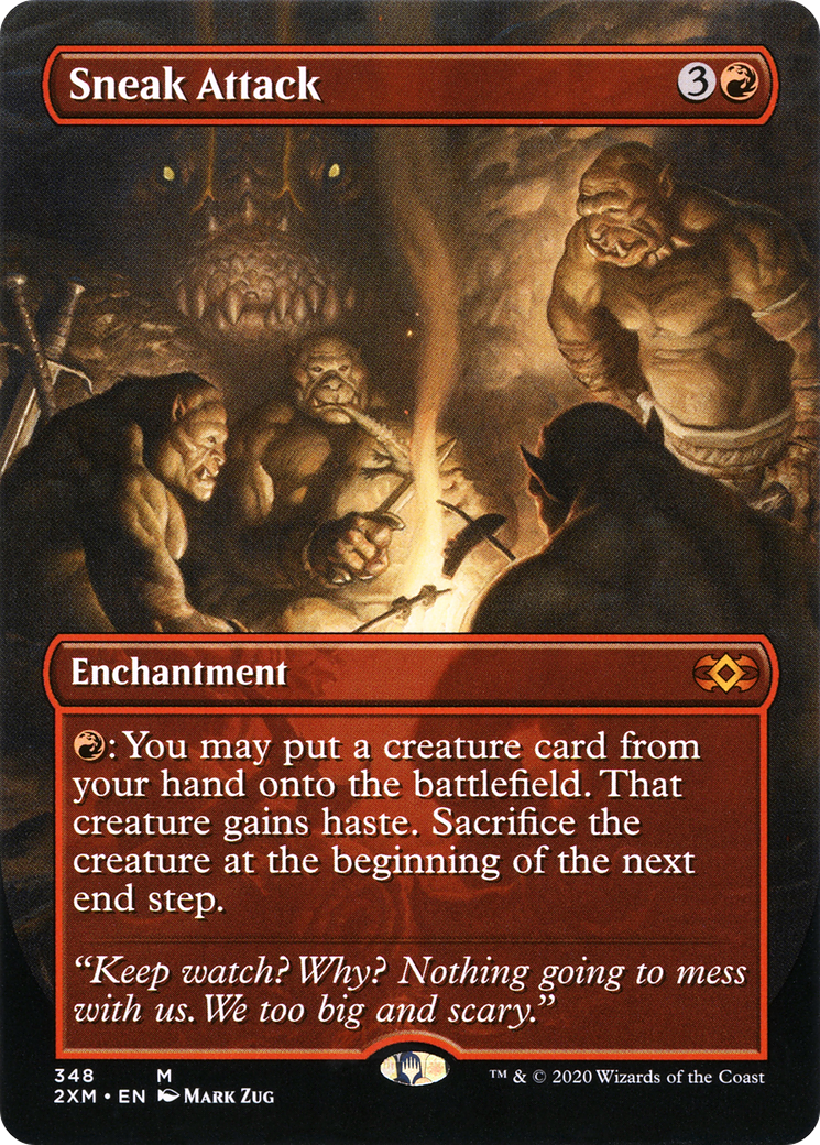 Sneak Attack (Borderless) (2XM-348) - Double Masters