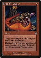 Reckless Charge (LIST-ODY-215) - The List: (tombstone)