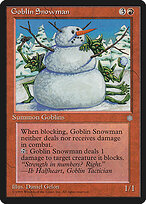 Goblin Snowman (ICE-) - Ice Age