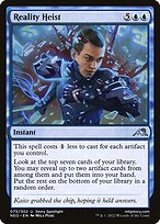 Reality Heist (NEO-075) - Kamigawa: Neon Dynasty Foil