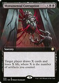 Monumental Corruption (Extended Art) (ONC-034) - Phyrexia: All Will Be One Commander: (Extended Art) Foil