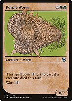 Purple Worm (Showcase) (AFR-332) - Adventures in the Forgotten Realms: (Showcase)