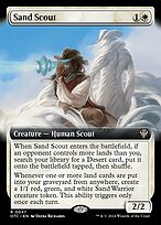 Sand Scout (Extended Art) (OTC-047) - Outlaws of Thunder Junction Commander: (Extended Art)
