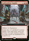 Goldwardens' Gambit (Extended Art) (ONC-051) - Phyrexia: All Will Be One Commander: (Extended Art)