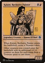 Kalain, Reclusive Painter (Showcase) (AFR-342) - Adventures in the Forgotten Realms: (Showcase) Foil