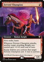 Fervent Champion (Extended Art) (ELD-360) - Throne of Eldraine: (Extended Art)