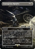 Courageous Resolve (Borderless) (LTC-506) - Tales of Middle-earth Commander Foil