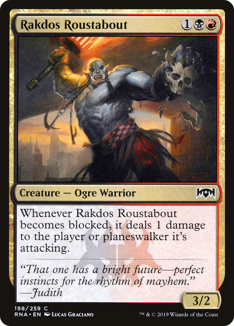 Rakdos Roustabout (RNA-198) - Ravnica Allegiance Foil