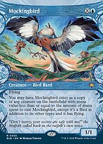 Mockingbird (Showcase) (BLB-305) - Bloomburrow: (Showcase) (Borderless)
