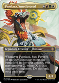 Pantlaza, Sun-Favored (Borderless) (LCC-020) - The Lost Caverns of Ixalan Commander Foil