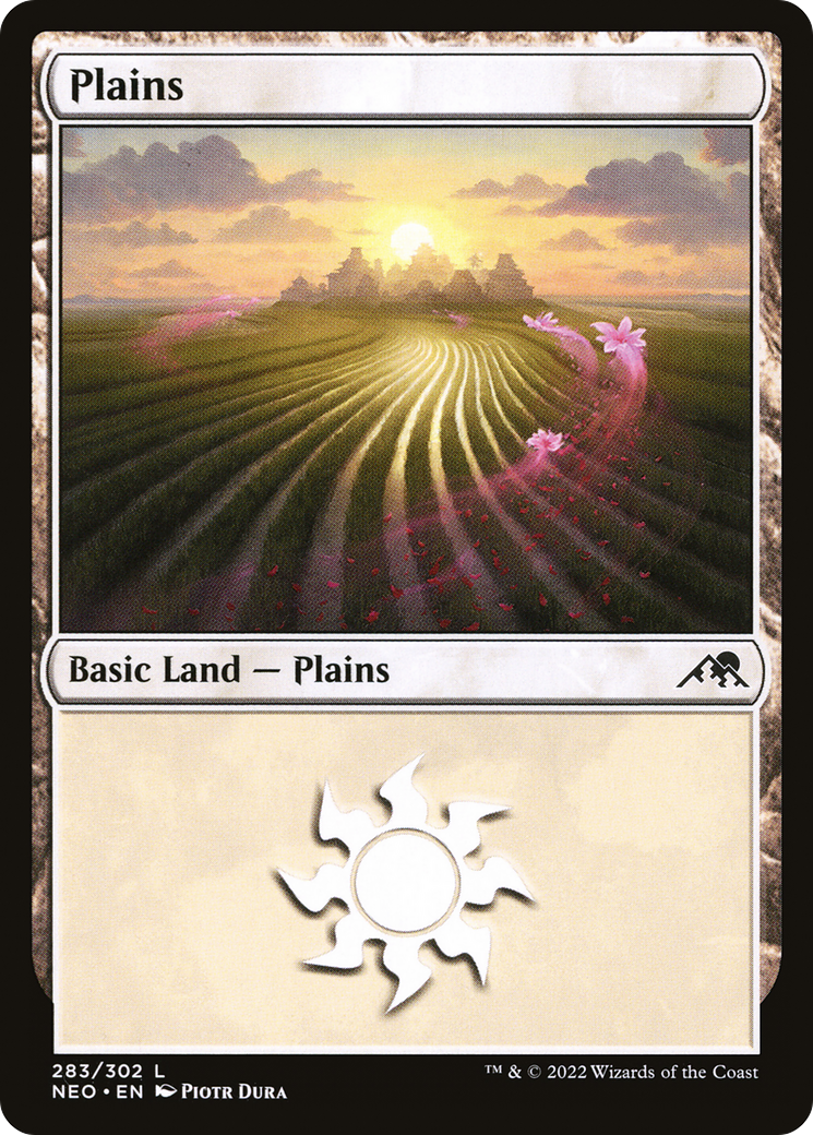 Plains (283) (NEO-283) - Kamigawa: Neon Dynasty