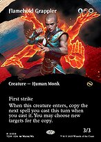 Flamehold Grappler (Borderless) (TDM-359) - Tarkir: Dragonstorm: (Showcase) Foil