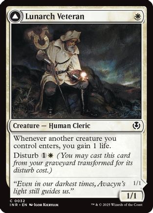 Lunarch Veteran (INR-032) - Innistrad Remastered Foil