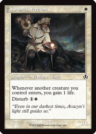 Lunarch Veteran (Retro Frame) (INR-450) - Innistrad Remastered Foil