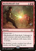 Brotherhood's End (PPBRO-128) - The Brothers' War Promos Foil