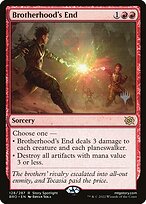 Brotherhood's End (PPBRO-128) - The Brothers' War Promos Foil