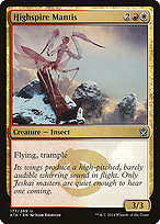 Highspire Mantis (KTK-177) - Khans of Tarkir