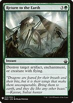 Return to the Earth (LIST-BBD-210) - The List