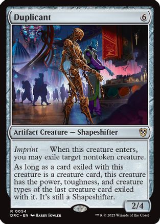 Duplicant (DRC-054) - Commander: Aetherdrift