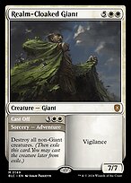 Realm-Cloaked Giant (BLC-149) - Bloomburrow Commander