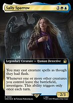 Sally Sparrow (Extended Art) (Surge Foil) (WHO-1030) - Doctor Who: (Extended Art) Foil
