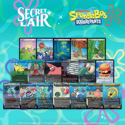 Secret Lair Drop: Our Boss is on Vacation Superdrop: Spongebob Squarepants Bundle - Non-Foil Edition