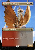 Adult Gold Dragon (Borderless) (AFR-297) - Adventures in the Forgotten Realms (Borderless)