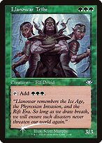 Llanowar Tribe (Retro Frame) (MH1-022) - Modern Horizons 1 Timeshifts Foil
