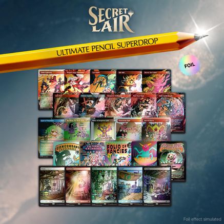 Secret Lair Drop: The Ultimate Pencil - Rainbow Foil Bundle