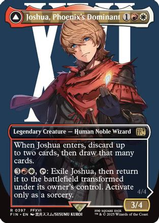 Joshua, Phoenix's Dominant (Borderless) (FIN-397) - FINAL FANTASY: (enchantment)