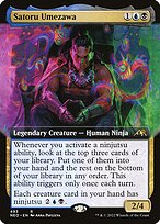 Satoru Umezawa (Extended Art) (NEO-493) - Kamigawa: Neon Dynasty: (Extended Art)
