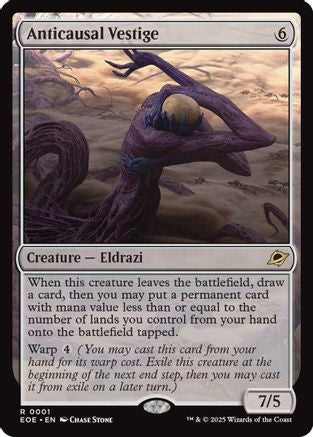 Anticausal Vestige (EOE-001) - Edge of Eternities Foil